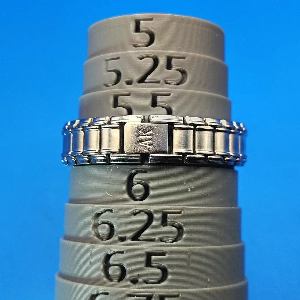 Vintage 1998 Anne Klein Roman Numeral Tank 31mm Women's Quartz Watch Restored